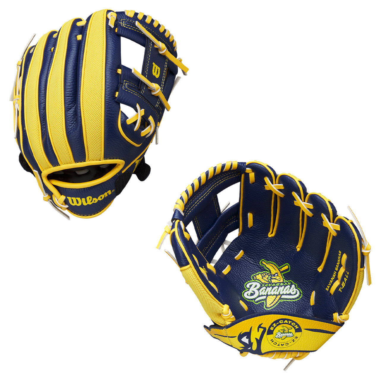 Wilson A200 EZ Catch Savannah Bananas youth glove